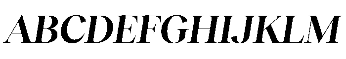 RecklessItalic TRIAL StandardXLSemiBoldItalic Instance Font UPPERCASE