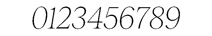 RecklessItalic TRIAL StandardXLThinItalic Instance Font OTHER CHARS