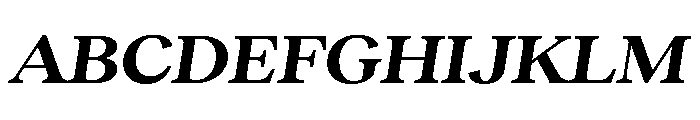 RecklessItalic TRIAL WideMBoldItalic Instance Font UPPERCASE