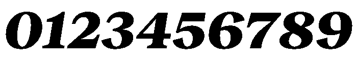 RecklessItalic TRIAL WideMHeavyItalic Instance Font OTHER CHARS