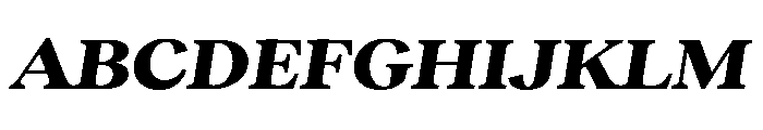 RecklessItalic TRIAL WideMHeavyItalic Instance Font UPPERCASE