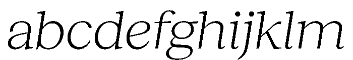 RecklessItalic TRIAL WideMLightItalic Instance FONT