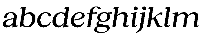 RecklessItalic TRIAL WideMMediumItalic Instance FONT