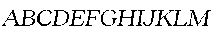 RecklessItalic TRIAL WideMRegularItalic Instance Font UPPERCASE