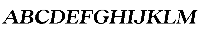 RecklessItalic TRIAL WideMSemiBoldItalic Instance Font UPPERCASE
