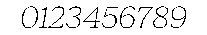 RecklessItalic TRIAL WideMThinItalic Instance Font OTHER CHARS
