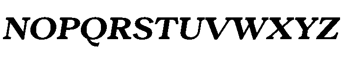 RecklessItalic TRIAL WideSBoldItalic Instance Font UPPERCASE