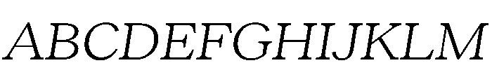 RecklessItalic TRIAL WideSBookItalic Instance Font UPPERCASE
