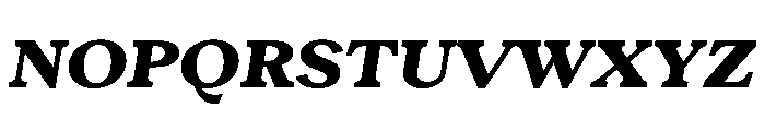 RecklessItalic TRIAL WideSHeavyItalic Instance Font UPPERCASE