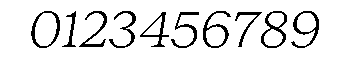 RecklessItalic TRIAL WideSLightItalic Instance Font OTHER CHARS