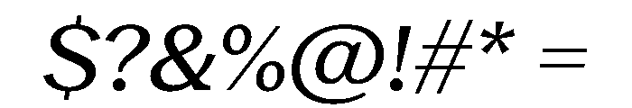 RecklessItalic TRIAL WideSMediumItalic Instance Font OTHER CHARS