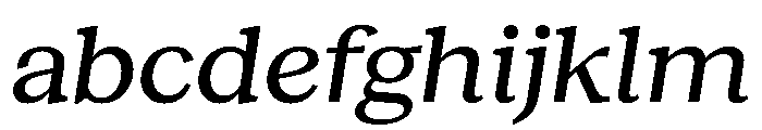 RecklessItalic TRIAL WideSMediumItalic Instance FONT