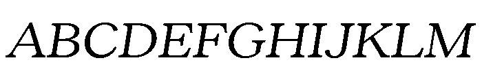 RecklessItalic TRIAL WideSRegularItalic Instance Font UPPERCASE