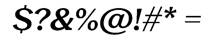 RecklessItalic TRIAL WideSSemiBoldItalic Instance Font OTHER CHARS