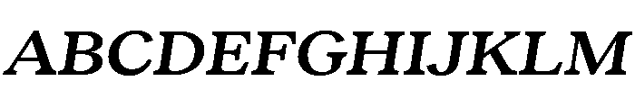 RecklessItalic TRIAL WideSSemiBoldItalic Instance Font UPPERCASE