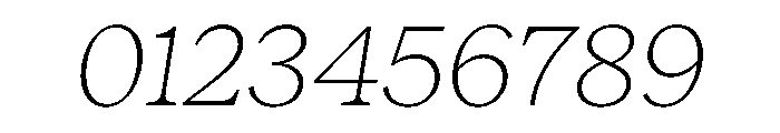 RecklessItalic TRIAL WideSThinItalic Instance Font OTHER CHARS