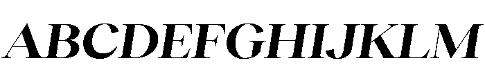 RecklessItalic TRIAL WideXLBoldItalic Instance Font UPPERCASE
