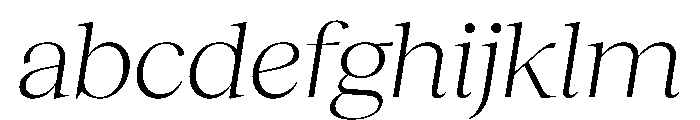 RecklessItalic TRIAL WideXLLightItalic Instance FONT
