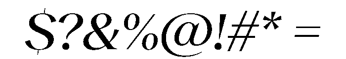 RecklessItalic TRIAL WideXLMediumItalic Instance Font OTHER CHARS