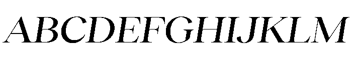 RecklessItalic TRIAL WideXLMediumItalic Instance Font UPPERCASE