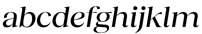 RecklessItalic TRIAL WideXLMediumItalic Instance FONT