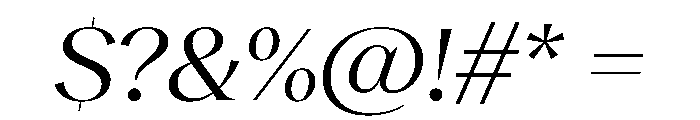 RecklessItalic TRIAL WideXLRegularItalic Instance Font OTHER CHARS