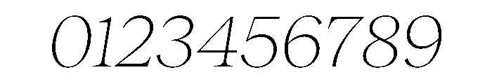 RecklessItalic TRIAL WideXLThinItalic Instance Font OTHER CHARS