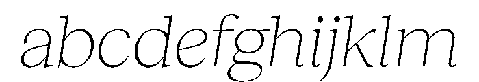 RecklessItalic TRIAL WideXLThinItalic Instance FONT