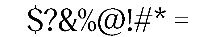 RecklessStandardM Regular TRIAL Font OTHER CHARS