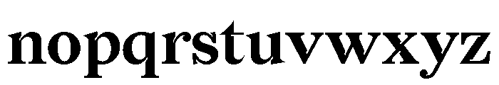 Redaction Bold Font LOWERCASE