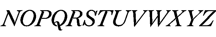 Redaction Italic Font UPPERCASE
