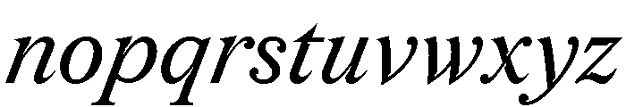 Redaction Italic Font LOWERCASE