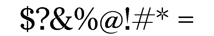 Redaction Regular Font OTHER CHARS