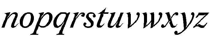 Redaction10 Italic Font LOWERCASE