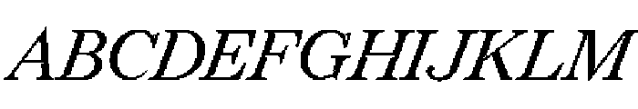 Redaction20 Italic Font UPPERCASE