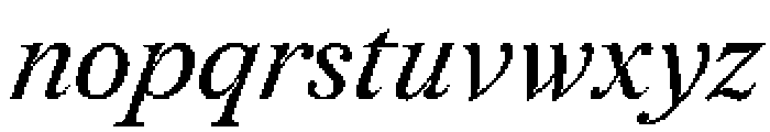 Redaction20 Italic Font LOWERCASE