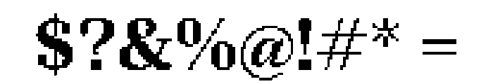 Redaction35 Bold Font OTHER CHARS