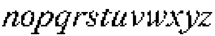 Redaction50 Italic Font LOWERCASE