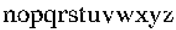 Redaction50 Regular Font LOWERCASE