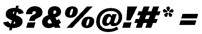 Reform Grotesk BoldItalic Font OTHER CHARS