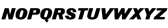 Reform Grotesk BoldItalic Font UPPERCASE