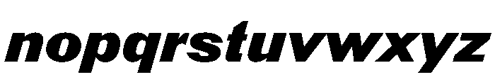 Reform Grotesk BoldItalic Font LOWERCASE