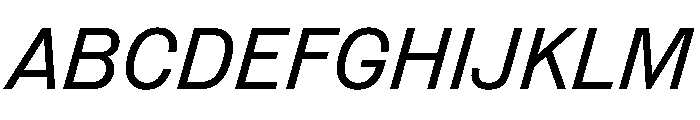 Reform Grotesk Italic Font UPPERCASE