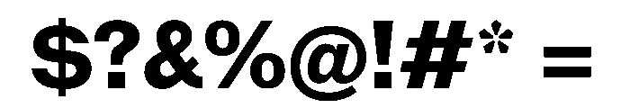 Reform Grotesk SemiBold Font OTHER CHARS