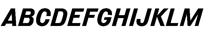 Reform Grotesk SemiBoldItalic Font UPPERCASE