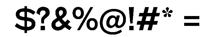 Reform Grotesk SemiExtendedMedium Font OTHER CHARS