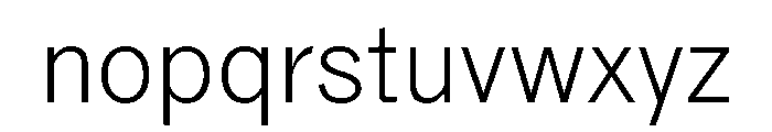 Reform Grotesk Thin Font LOWERCASE