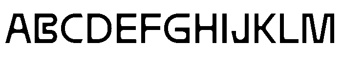 ReformST Regular Font UPPERCASE