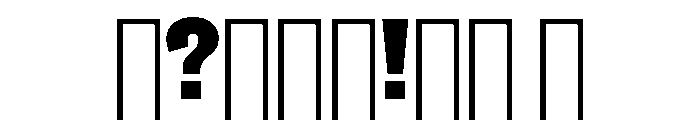 Reformationv01 Black Instance Font OTHER CHARS
