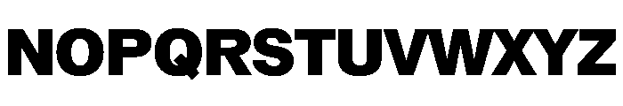 Reformationv01 Black Instance Font UPPERCASE